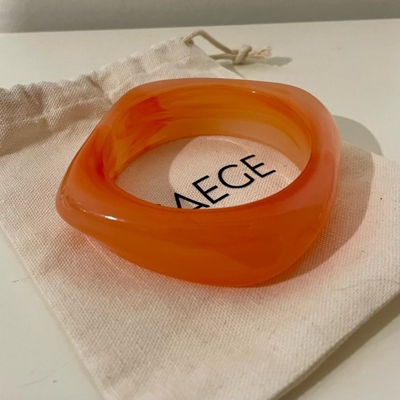 Saege Arancia Orange Bangle Bracelet NEW - Picture 4 of 5